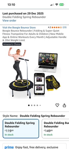 Boogy bounce trampoline elite - boogy,