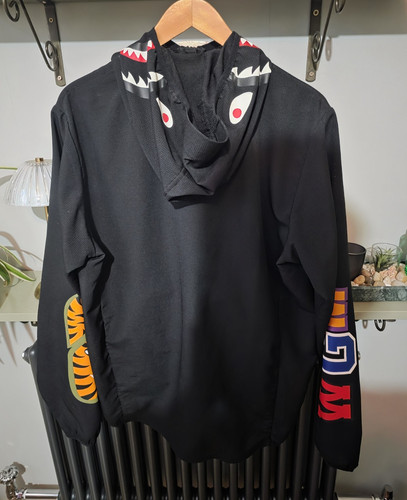 Bathing ape bape black - bape, shark