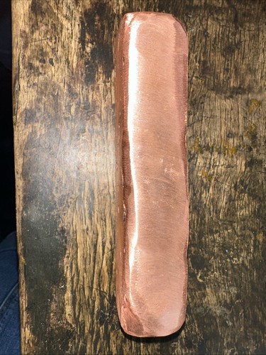 Hand poured copper bar 973 - bar,