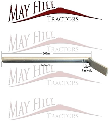 Swinging drawbar hinge pin - swinging,