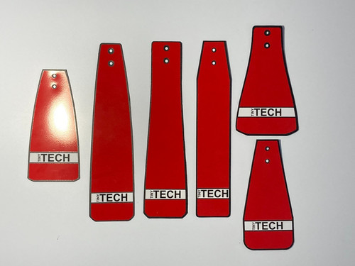 Reflective mud flaps old - mud, (old