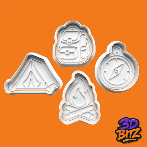 Camping cookie cutters tent - camping,