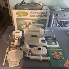 TriBest GreenStar GS3000 White Twin Gear Masticating Juice Extractor