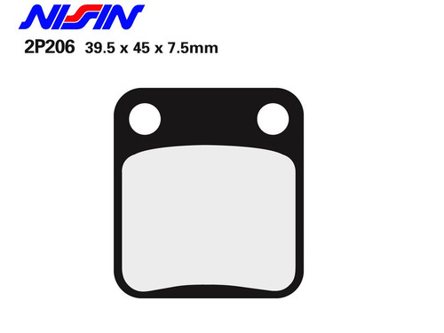 Rear brake pads nissin - rear,