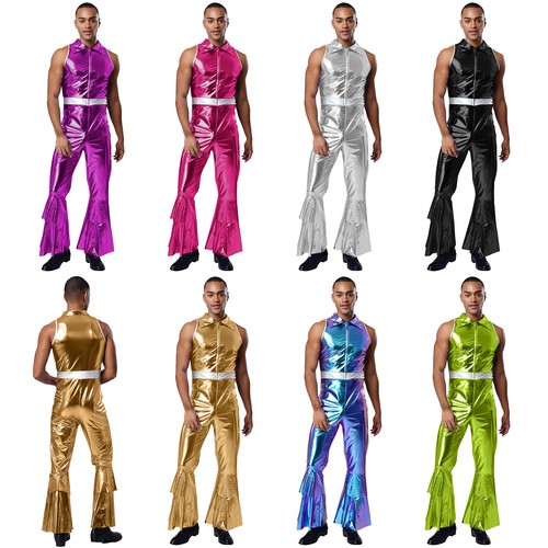 Mens rompers 70s - rompers, disco