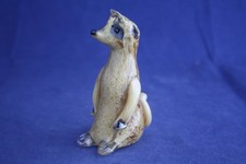 LANGHAM CRYSTAL GLASS HAND MADE SMALL MEERKAT FIGURE BRAND NEW / BOXED