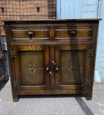Vintage Oak Narrow Dresser