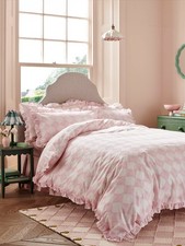 Cath Kidston Hand Painted Diamond Bedding Set With Pillowcases – 4 Sizes