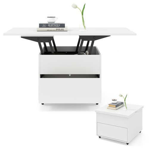 Gymax lift top coffee - gymax, table
