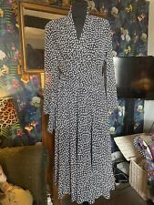 Jaeger Size 10 Vintage Dress (Blouse and Skirt Set) Summer Wedding Cruise Blue