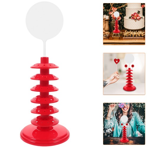 Reusable red lollipop - red, pp