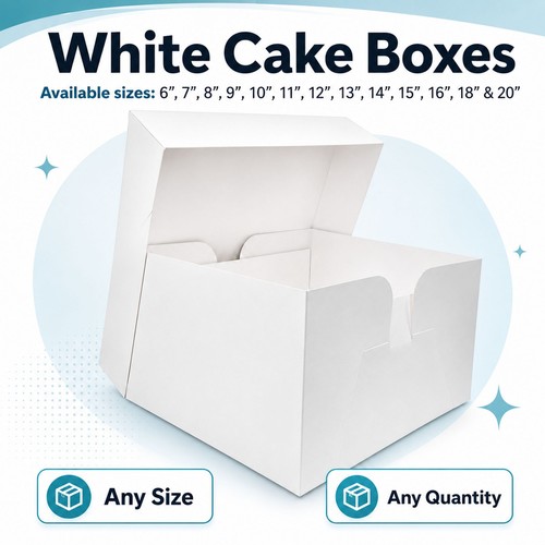 White cake boxes for wedding - cake,