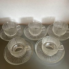 Soga glass cup saucer