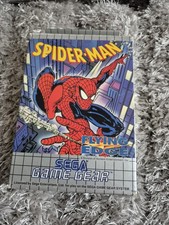 Spiderman Sega Game Gear Complete Boxed With Manual - Cleaned and Tested 