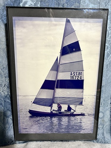 Framed hobie cat catamaran - framed,