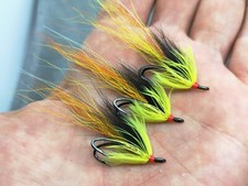 3 Roncades Salmon Flies Black