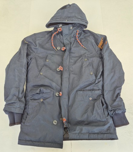 Superdry coat blue mens - superdry,