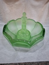 Old Vintage Frosted Green