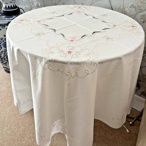 Vintage off white polycotton - vintage,