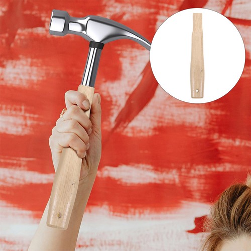 Beige wooden hammer handle - beige,