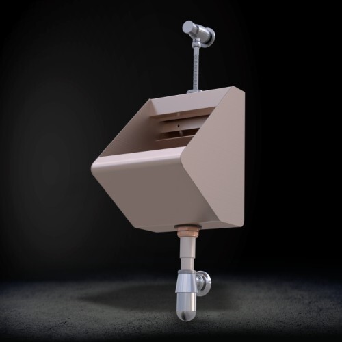 Stainless urinal tu1 - urinal, 10"