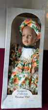 Leonardo Collectors Porcelain Doll Bianca Collectible on Stand IN BOX NO LABELS