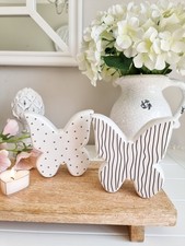 Pretty White Ceramic Butterfly