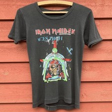 Vtg Iron Maiden T-Shirt 1984 Aces High Size XS / Small