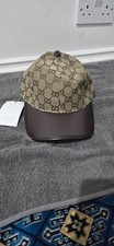 Gucci Men's Jumbo GG Baseball Cap Beige, Canvas, Size M