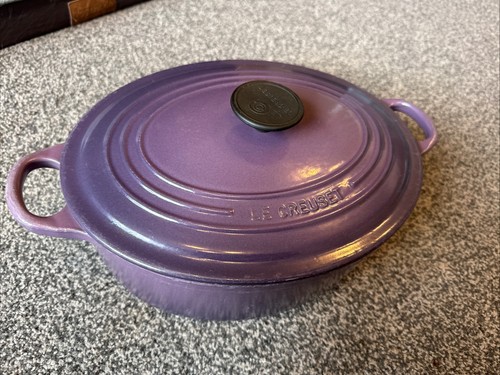 Creuset purple oval - le,