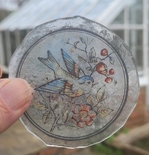 Stained glass handmade painted