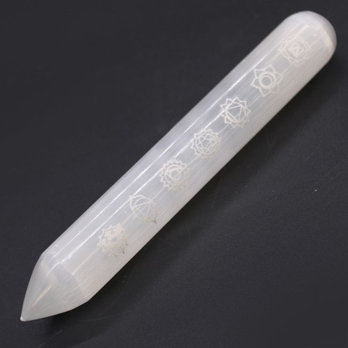 Selenite wand cm point - -,