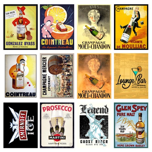 Alcohol retro metal - retro,
