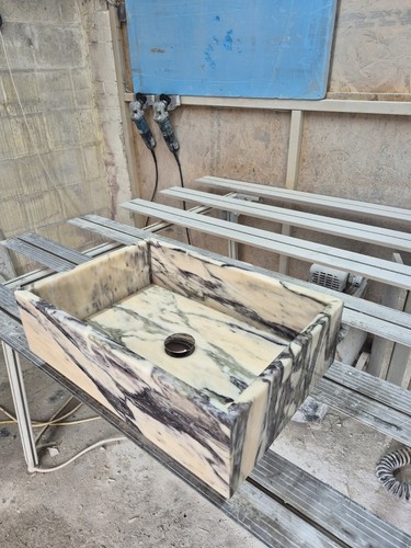 Calacatta viola marble sink - calacatta,