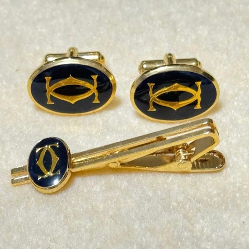 Cartier double navy gold - navy, &