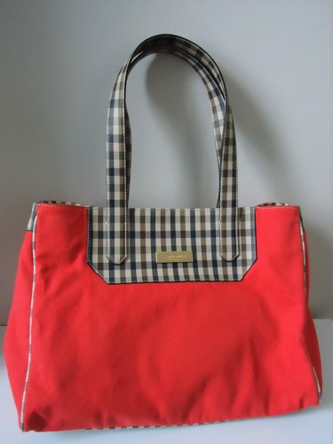 Aquascutum shoulder tote red - aquascutum,