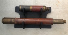 Pair of Antique Telescopes – Dolland London & Cohen Newcastle With Display Stand