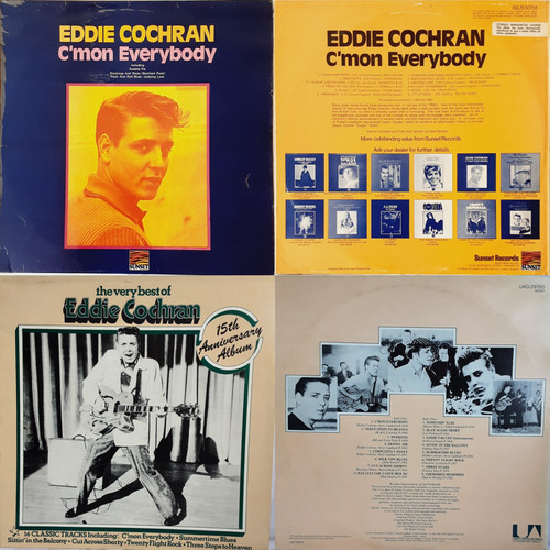 Eddie cochran 2xuk - cochran, c’mon