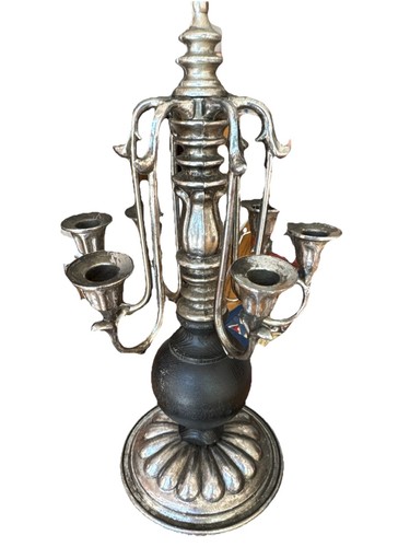 Vintage victorian pewter table - vintage,