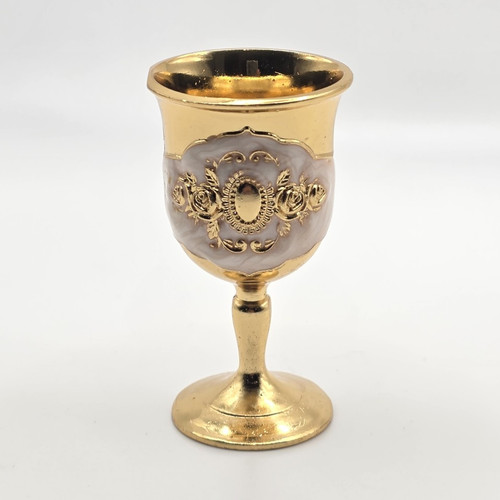 Gold purple decorative glass - gold,