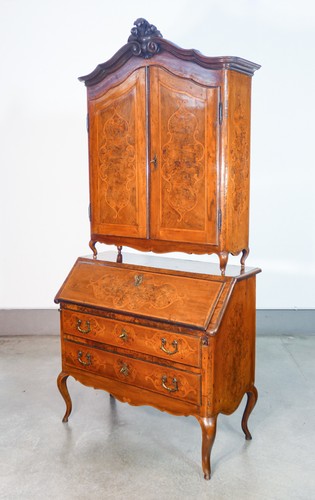 Antique trumeau secretaire - antique,
