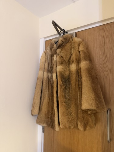Vintage 100 red fox fur - fur, coat
