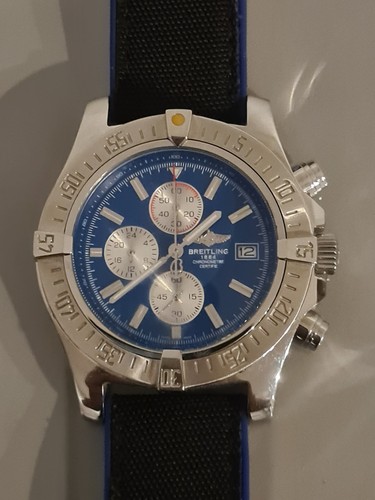 Breitling super avenger - super, blue