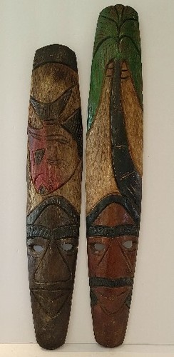 Tiki face tribal his - face, hers