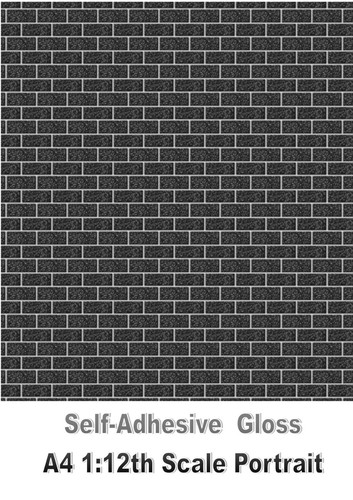 Dolls house wallpaper - house, stick-on