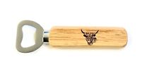 Highland Cow Engraved Wooden Bottle Opener Gift