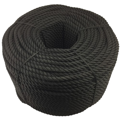 6mm black strand softline - black,