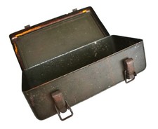 Militaria steel First Aid box