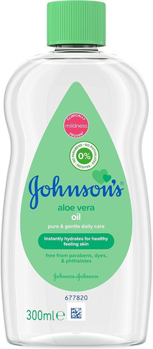 Johnson aloe vera baby oil - aloe,