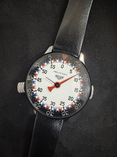 Heuer military stopwatch circa - stopwatch,